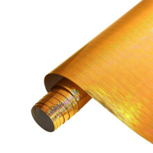 Metallic HTV - 12 Inches X 6Ft Roll Heat Transfer Vinyl Foil Holographic Gold Chrome Iron Vinyl for T-Shirts DIY