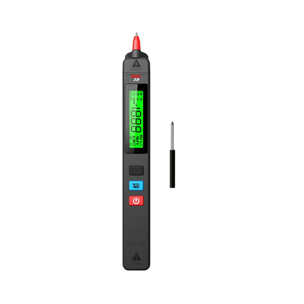 Bside Z2 Ac Voltage Tester Leakage Detector Creepage Electric Pen Non-Contact Circuit Continuity 0-300V Black 4713983084962