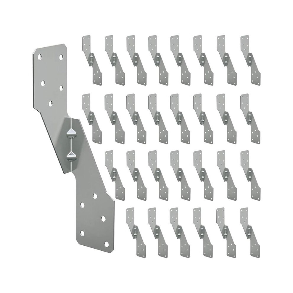 30Pcs Strong-Tie H2.5a, Hot-Dip Galvanized Steel Heavy Duty Hurricane Tie, Hurricane Straps Trusses/Rafters Ties 6031368566727