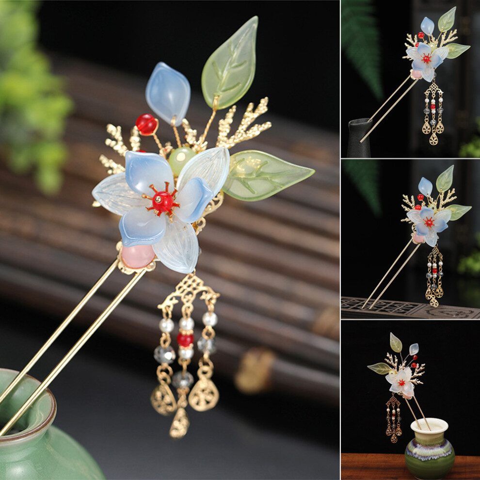 Dachuang Beauty Chinese Floral Hair Stick For Cheongsam
