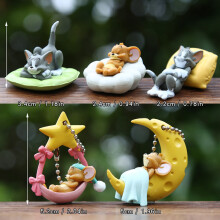 Cartoon PVC Figuren mit Tom und Jerry Design für tägliche Kindergeschenke