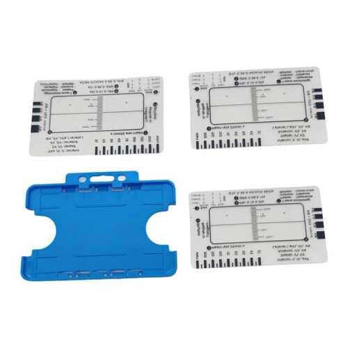 ECG 7 Step Ruler,ECG 7 Step Ruler for ECG/EKG Interpretation, ECG Reference Guide Ruler,EKG Calipers Measuring Tool