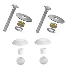 Dying Board Bolts, Diving Board Monteringssats för Två-HåLs Bostadspool Trampolin, Diving Board Bolt Kit