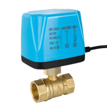 Normally Closed Motorized Valve AC110V 2-Wire Brass Electric Solenoid Valve DN15 Replace Solenoid Valve
