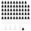 50Pcs Small Empty Squeeze Dropper Bottles Plastic Thin Tip Dropper Bottles 15ML Portable Squeezable Liquid Dropper Black 1