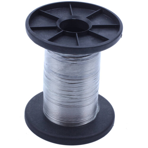 30M 304 Edelstahldraht Rolle Single Bright Hard Wire Cable, 0.3Mm 1