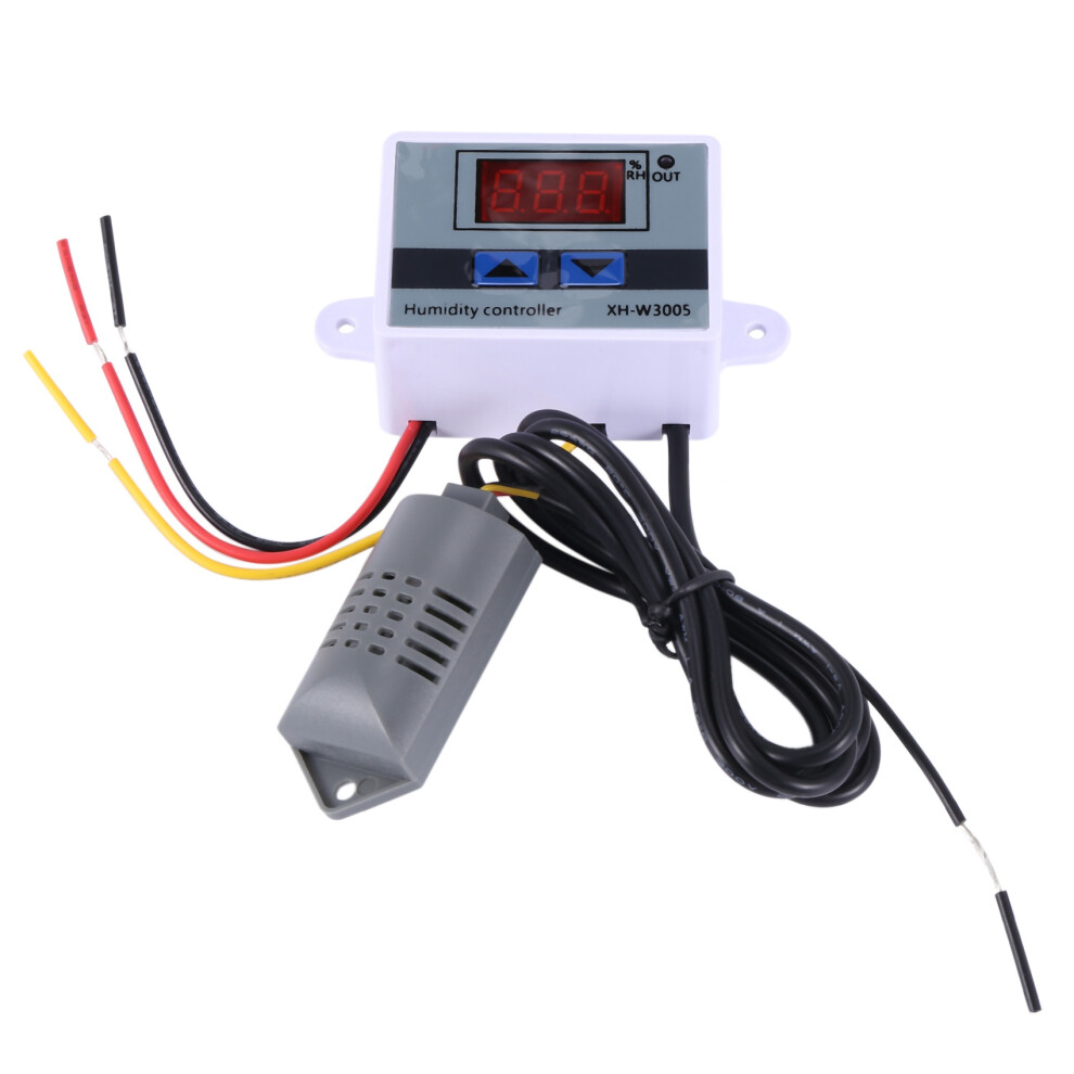 Digital Humidity Controller Hygrometer Humidity Control 0~99%Rh Hygrostat With Humidity Sensor Ac220v 4713327012798