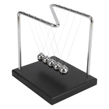 Cradle Physics Pendulum Science Z-Type Wood 's Cradle Art In Motion Balance Wave Desk Ornament Educational Toy