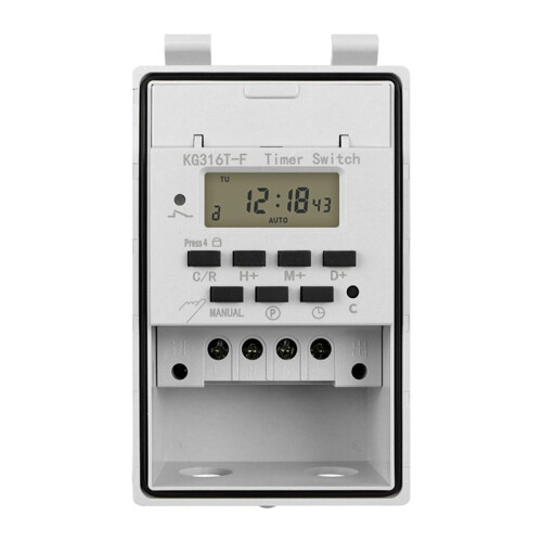 Automatic Digital Timer  Relay Programmable Timer Controllor with Outdoor Waterproof Box 220V