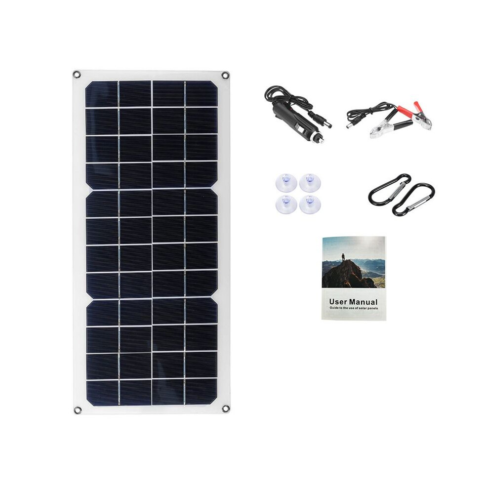 12V 30W Solar Panel Car Van Boat Caravan Trickle Portable Battery Charger Solar Charging Panel 4714113050116