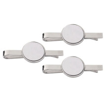 Sublimations-Krawattenklammer-Rohlinge für Männer, Metall-Krawattenstangen, Wärmeübertragung, DIY-Krawattennadeln, Quetschklammer für Hochzeit,
