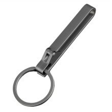 Porte-Clés en Titane avec Clip de Poche avec Porte-Clés Amovible pour Hommes et Femmes, Outil Portable D'Extérieur