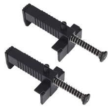 Bricklaying Wire Drawer Brick Leveling Runner Puller for Construction Building Fixer Measuring Tools Black 2PCS