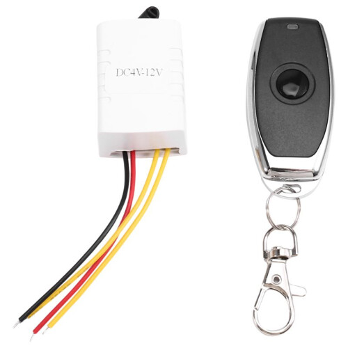 DC4V-12V Wireless Relay Remote Control One Key  Receiver Transmitter Wireless Remote Control Relay Receiver