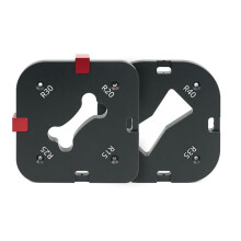 Pocket Radius Jig Router Cutting Fillet Template 4 in 1 R-Angle Arc Chamfering Template Round Corner Quick Cutting Mold