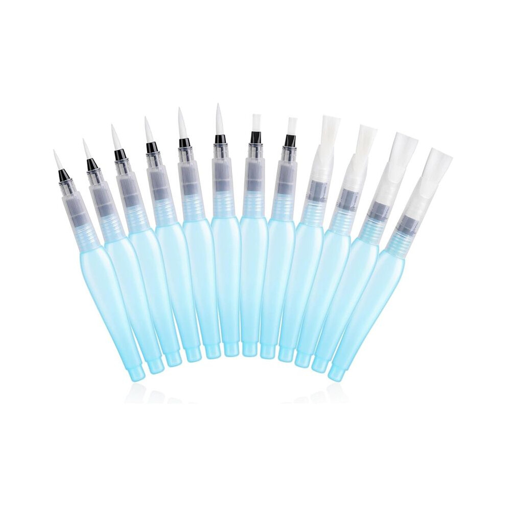 12 Pack Refillable Watercolor Pens Watercolor Brush Pens Water Brush For Watercolor Soft Watercolor Brush Pen Paint Pens 4713491177149