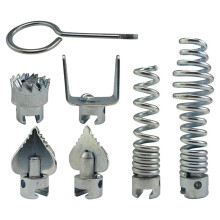 Drainage Cleaner Combination Cutter Set Automatic Locking Suitable for Pipe Dredging Machine 7-Piece Set