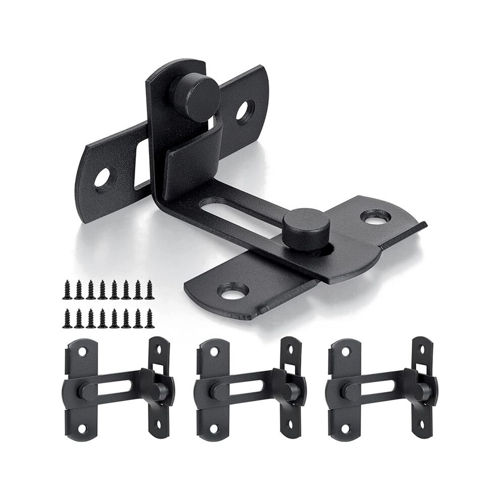 90 Degree Flip Barn Door Lock Protect Privacy-Security Gate Hook Lock For Barn Sliding Door Antique Lock 4762428470990