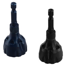 2Pcs Tungsten Carbide Deburring External Chamfer Tool 1/8in-3/4in(3mm-20mm), Deburring Chamfering Drill Bit(Black+)