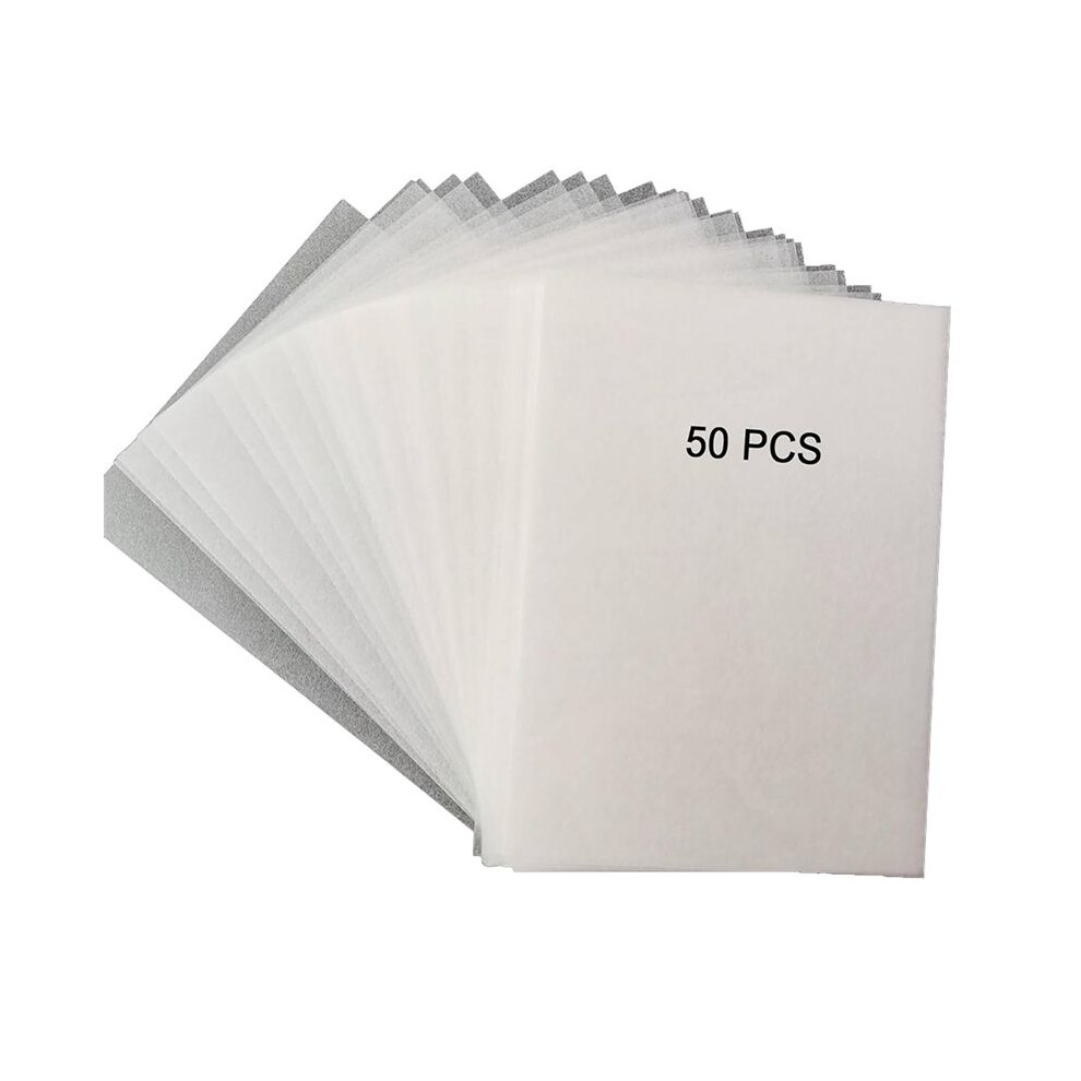 50Pcs Heat Shrink Plastic Sheets, Shrink Film Sheets Blank Shrink-Art Film Paper,Sanded Shrink Film Paper (7.9X5.7inch) 4711439749175
