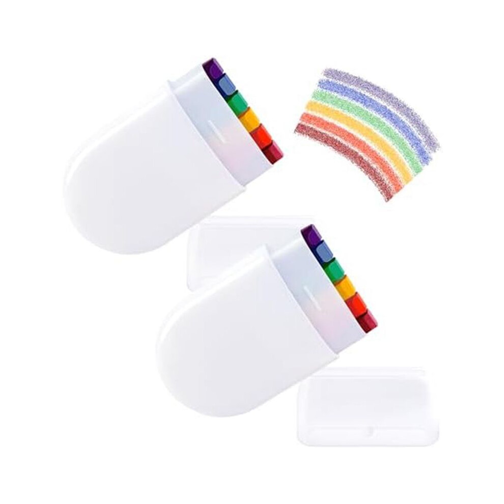 2 Pcs Rainbow Face Body Paint-Gay Pride Day Flag Face Paint-Lgbt Rainbow Stripe Crayon For Gays Pride Day 4712099272096