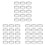 45 Pack Stainless Steel Tart Ring, Heat-Resistant Perforated Cake Mousse Ring, Round Ring Baking Doughnut Tools 1