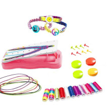 DIY Hand Rope Braider Set, Friendship Bracelets Rope Kit, Bracelet Kit Stretchy Hand Rope Bracelet Maker Set