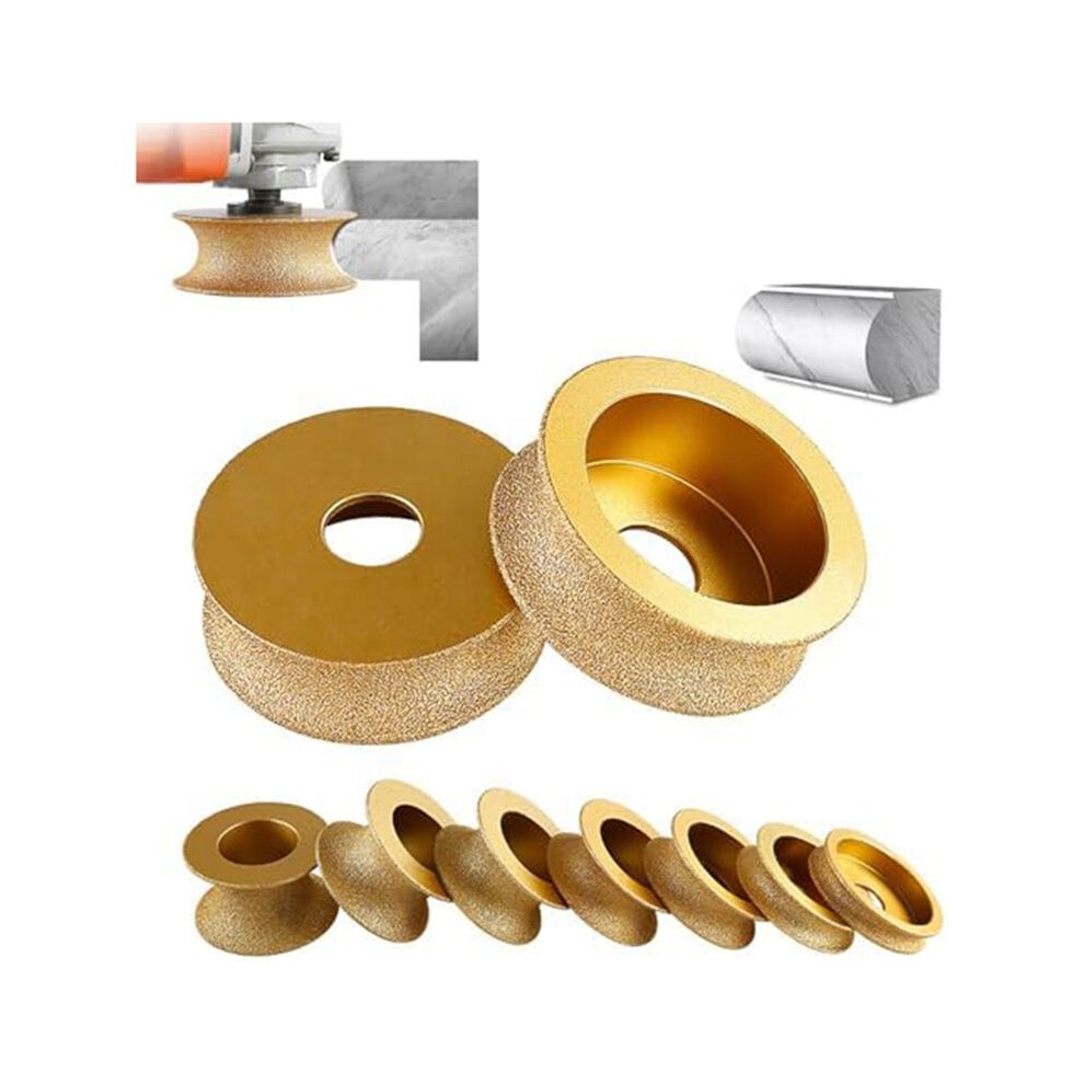Grinding Stone Grinding Wheel, 3 Inch Profile Hand Grinding Stone Wheel, Round Dry Vacuum Brazed Grinding Stone Grinding Wheel (20Mm) 4712444550947