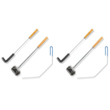 6Pieces Fryer Cleaning Tools,Stainless Steel Deep Fryer Cleaning Tools,Basket Fryer Brush,Air Fryer Cleaning Brush Tools