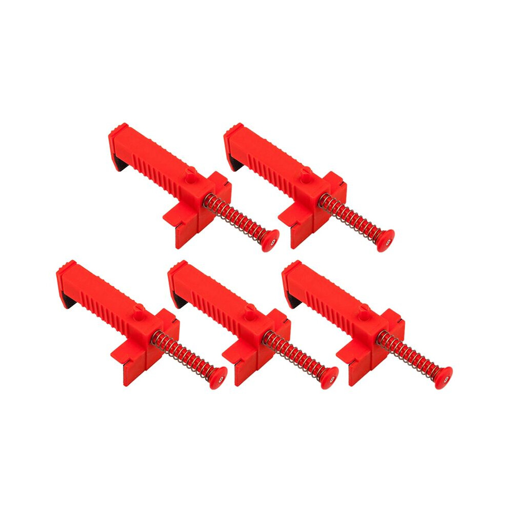 Bricklaying Wire Drawer Brick Leveling Runner Puller For Construction Building Fixer Measuring Tools Red 5Pcs 6033972754002