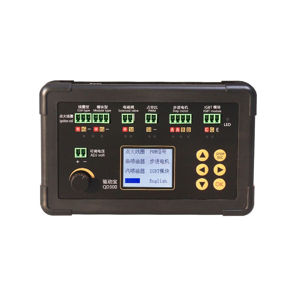 Qd300 Automobile Ignition Coil Tester Igbt Idle Stepper Motor Solenoid Valve Injector Pwm Actuator Fault Detector 4712654802096