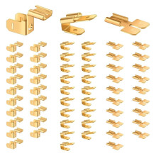 60-Teiliges Verteiler-Set für Elektrische Flachsteckverbinder, 1/4 Zoll, 2 Stecker und 1 Buchse, Flachsteckverbinder mit Schnelltrennstecker