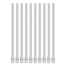 10 Pcs Blunt Tip Dispensing Needles 4 Inch, 12 Gauge Stainless Steel Blunt Needles Fluid Applicator 10G