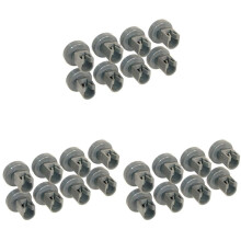 24PCS Dishwasher Basket Wheel for Aeg Favorit Privileg Zanussi Dish Washer Kits Accessories