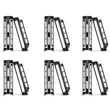 12 Pièces Support de Dosette de Café Support Latéral pour Distributeur de Dosettes K Cup pour Cafetières à Portion Individuelle Noir