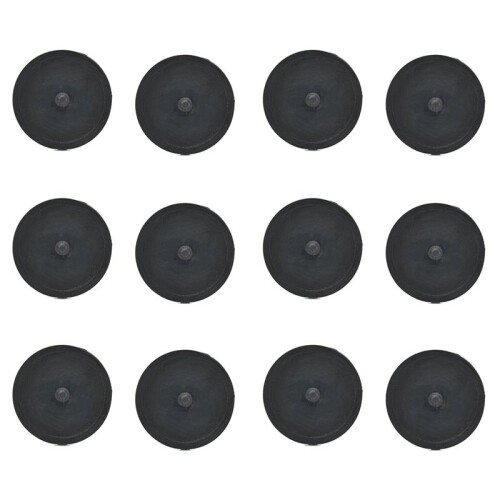 12Pcs Blind Filter Backflush Disk Rubber for Espresso Machines Brewing  Backwashing Gasket