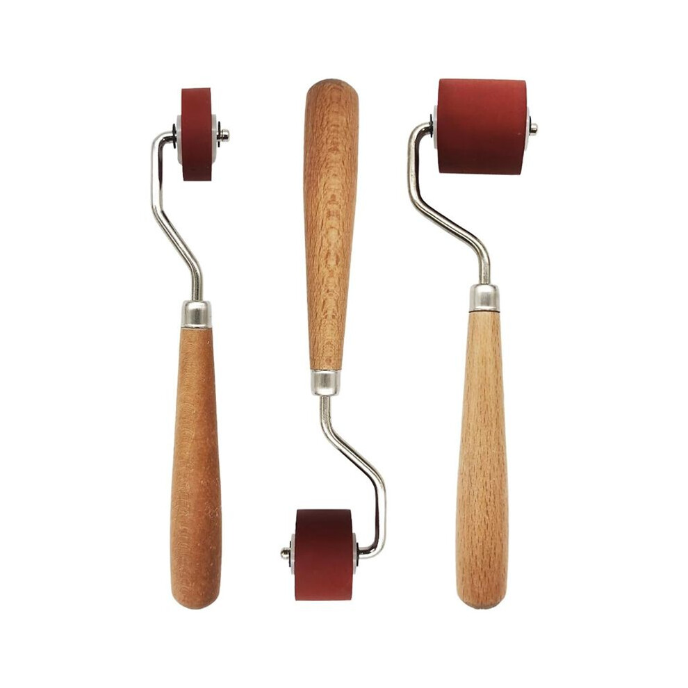 3 Pcs Stamping Brayers Brayer Rollers,Rubber Brayer Roller Brayer Ink Roller For Stamping, Printing, Printmaking 6033420946492