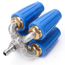 4-in-1 Turbo Nozzle Pressure Washer, 360 Rotating Turbo Nozzle with 1/4inch Quick Connector, 2.5 Orifice,4000 PSI Ma