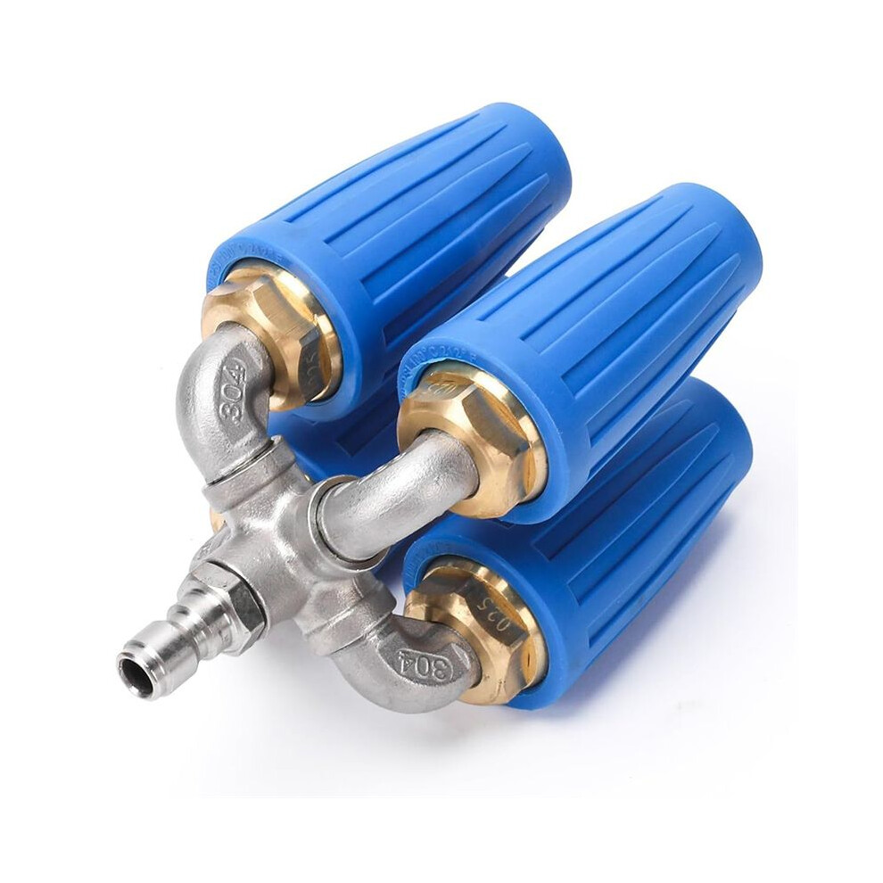 4-In-1 Turbo Nozzle Pressure Washer, 360 Rotating Turbo Nozzle With 1/4Inch Quick Connector, 2.5 Orifice,4000 Psi Ma 4714239769923