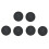 6Pcs Blind Filter Backflush Disk Rubber for Espresso Machines Brewing  Backwashing Gasket 1