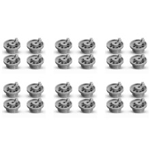 24x Dishwasher Lower Bottom Basket Wheels Compatible for Neff & 165314 Dishwasher Parts Lower Rollers
