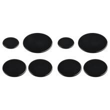8 St Spishäll Gasbrännarlock 55 mm 75 mm 100 mm för Ugn Gashäll Brännare Crown Flame Cap Kökstillbehör Platt