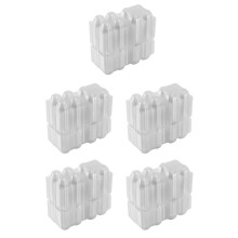 250Pcs Plastic Egg Cartons Bulk Clear Chicken Egg Tray Holder for Family Pasture Chicken Farm Business Market- 4 Grids