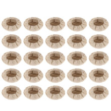 25X Round Bread Proofing Basket Cloth Liner Sourdough Banneton Proofing Cloth Natural Rattan Baking Dough Basket Cover