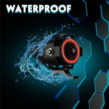 U7 Electric Scooter LED Spotlight Highlight Flashing Angel Eyes Motorcycle LED Light for Electric Scooter Remodel D