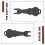 Gitarr NöTkreatur Benmaterial Akustisk Gitarr Bridge Pins med Pearl Shell Dot för Akustiska Folkgitarr TillbehöR 5