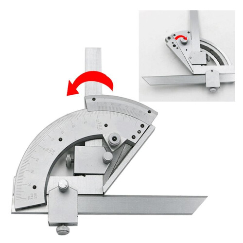 0-320 Degree Vernier Angle Ruler with Storage Box Protractor Woodworking Measuring Ruler 1