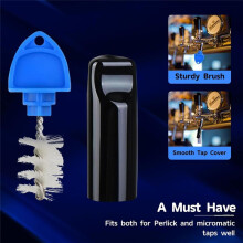 Beer Tap Plug Brush 18 Pack for Draft Beer Faucet Cap Plugs Cleaning Tap Rubber Stopper Plug Cover Beer Tap Plugs