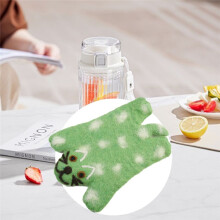 2PCS Handmade Wool Felted Animal Coasters Cute & Adorable Drink Coasters Reusable Water Absorbent for Home Desktop
