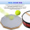 12" Adjustable Drum Practice Pad Set with Stand and Storage 2